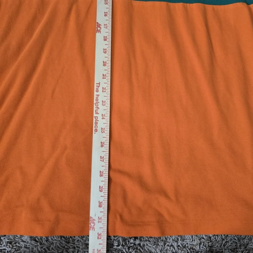 Polo Ralph Lauren Mens Multicolor Color Block Big Logo Polo‎ Shirt Size XLT